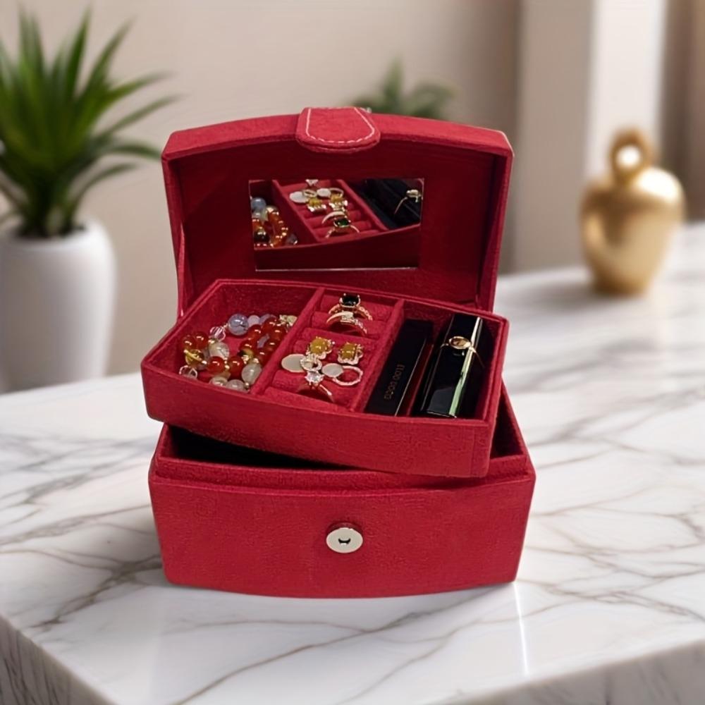 Fashionable Portable Travel Organizer Box Jewelry Display Case for Displaying Beads And Crafts