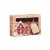 3/6/9/12pcs Kraft Paper Candy Boxes Merry Christmas Cookie Gift Box Clear Window Packaging Bag Party Favor New Year Decoration