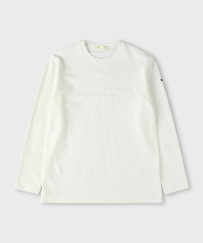 PANICALE Ivory Soft Brushed Logo T-Shirt (Type B)