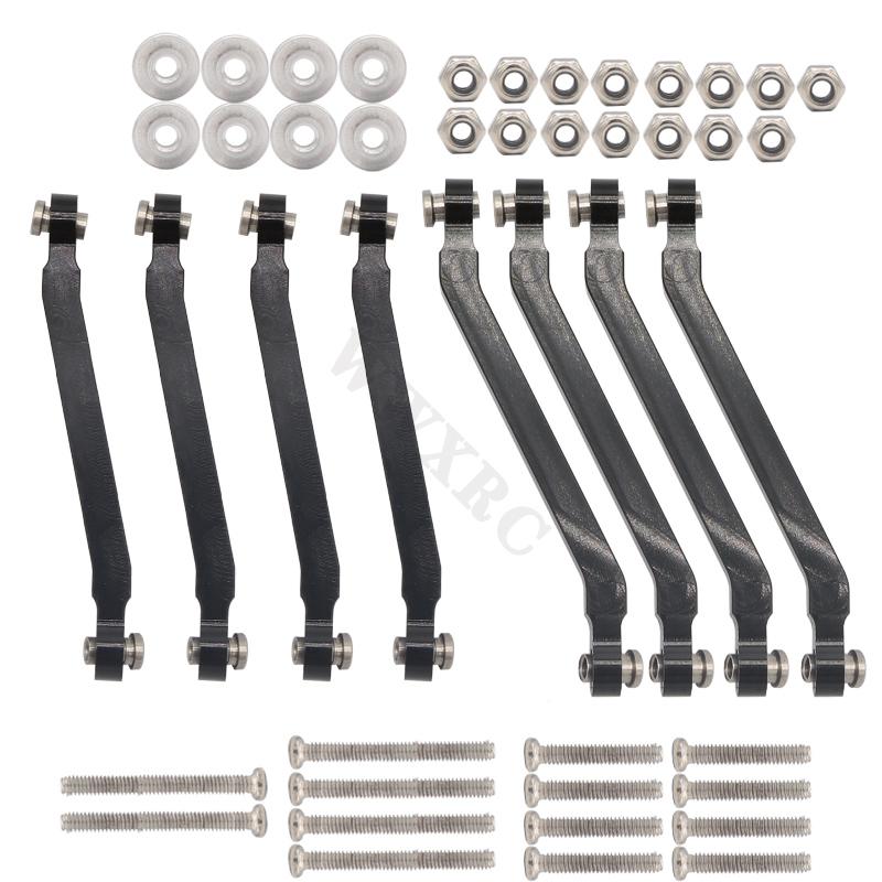WWXRC Metal Chassis Pull Rods Drag Link Suspension for MN D90 D91 D96 D99 D99S MN90 MN99S 1/12 RC Car Upgrade Parts