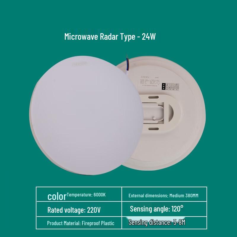 Brangdy Microwave Radar LED Sensor Emergency Light