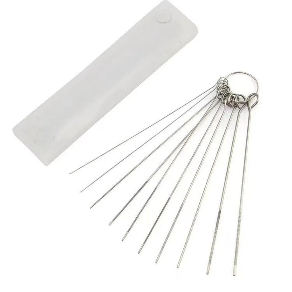 0.4-1.6mm Stainless Steel Needle Brushes Set Welding Torch Through-Needle  for Bathroom