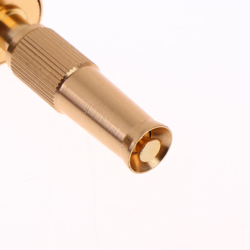 1 Set Home Hose Adjustable Pressure Garden Sprinkler Spray Nozzle Water Gun Brass High Pressure Direct Spray Quick Connector