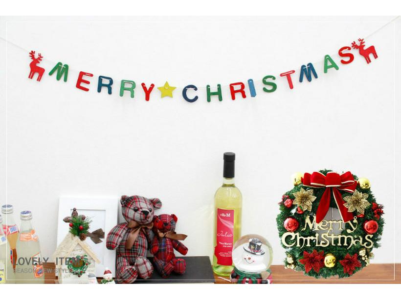 30cm Artificial Christmas Wreath - Holiday Decoration for Window, Door, or Shopping Mall Display.