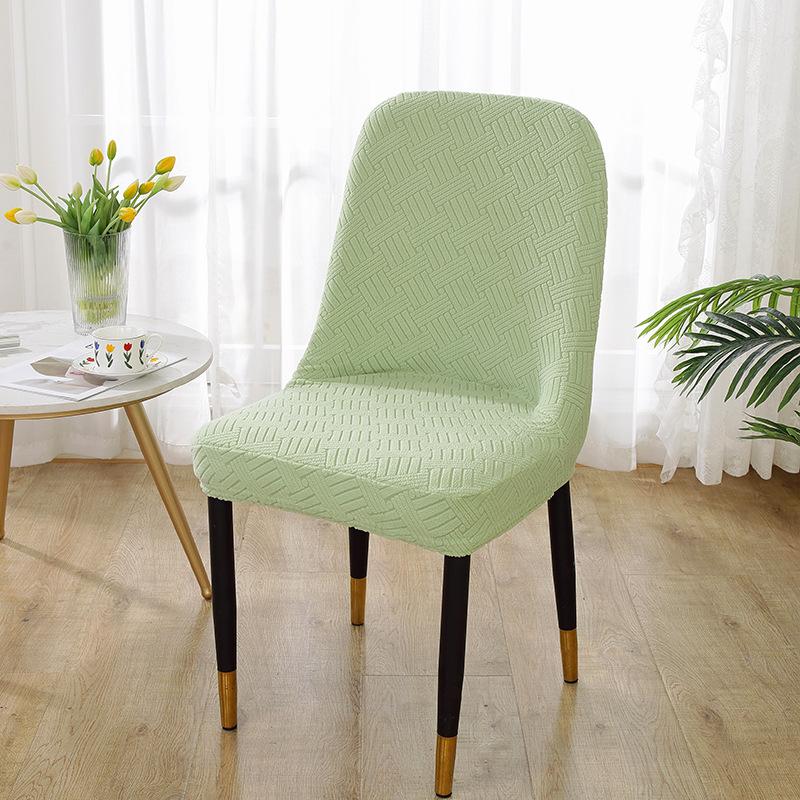 Large Curved Chair Cover, Special-Shaped Universal Dining Chair Cover, Cushion Backrest Integrated Seat, Household Stool Cover