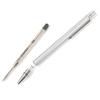 Great Cartier Ballpoint pen Santos de Cartier Twist Type Silver mens Used