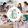 1 Set Math Counting Flash Card Book Toy Arithmetic Training Game Props Addition Subtraction Multiplication Division Learning ZYF