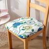 Stretch Printed Chair Seat Cushion Covers For Dining Room Chair Cover For Wedding Banquet Seat Chair Slipcover Home Decor