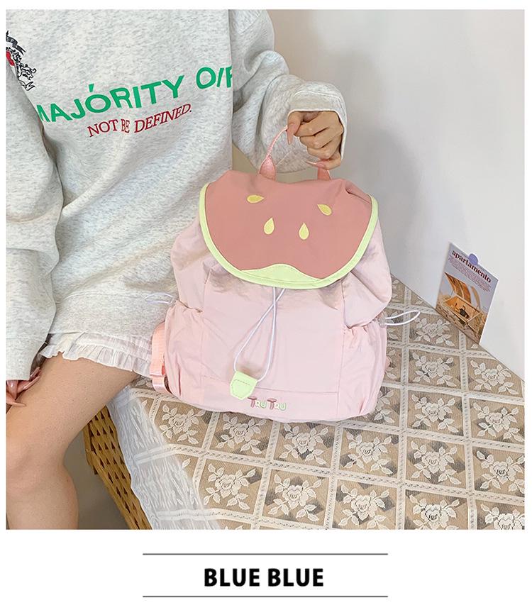 New Women's Cute Macaron Color Small Backpack - Fresh Schoolbag & Casual Student Bookbag