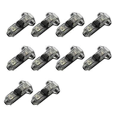 2025+ 10Packs T Tap Wire Connectors Mini Automotive Splice for Wiring Quick 24-20 AWG Cable Splitter