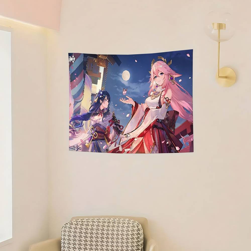 Anime Girl Flag Banners Garage Car Tapestry Flag Garage Outdoor Decor Bedroom