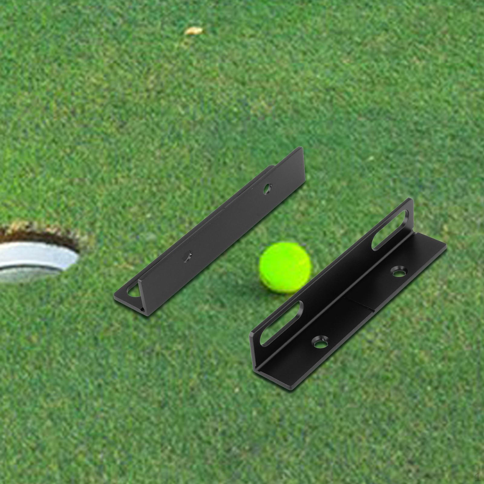 

2Pcs Golf Putting Gate Practice Putter Stabilizer Portable Gift Accessory for Game Outdoor чорний