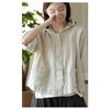 Jackets Women Vintage Loose Casual Solid All Match Spring Sunscreen Thin Breathable Japaneses Literary