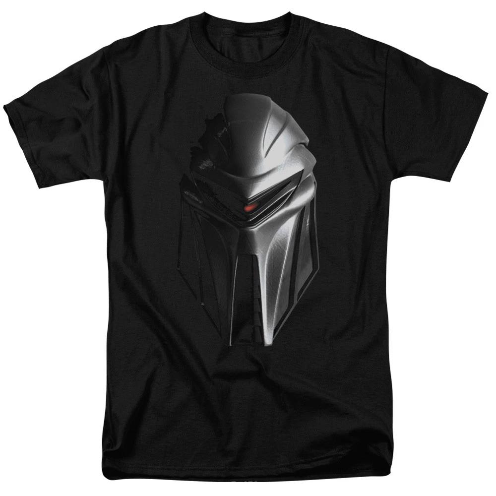 Battlestar Galactica - Cylon Head - Unisex Short Sleeve Children s T-shirt - Black 150
