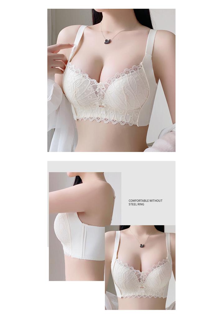 [Healthy Shaping] Lace Collection Breast Bra with Three Dimensional Support, Anti Expansion, Side Pulling and Anti Downing