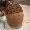 Cartoon Happy Chestnut Family Plush Toys Cotton Stuffed Smile Hazelnut Doll Soft Cozy Throw Pillow Kawaii Kids Gift Home Decor