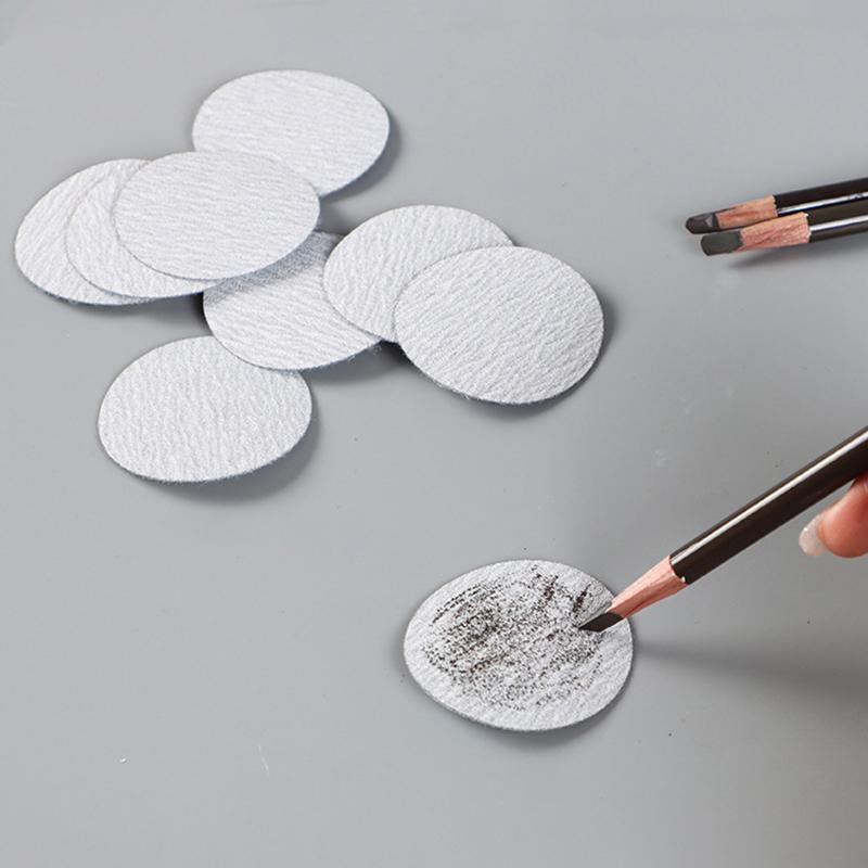 10/20Pcs Eyebrow Pencil Sharpener Sandpaper Microblading Tattoo Sharpening Tip Thin Polish Eyebrows Pencil Makeup Tattoo Tools