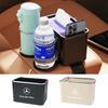 1PCS Car Armrest Storage Box with 2 Foldable Cup Holders For Mercedes Benz C180 C200 C260 C300 W108 W124 W126 W140 W168 W169
