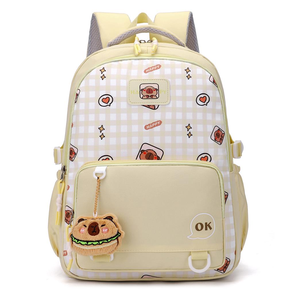 New backpack cute niche design junior high school student schoolbag large capacity travel college wind backpack
