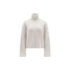 Monochrome Simple High Neck Wool Sweater Women Sweater White H20939F00017M1241080
