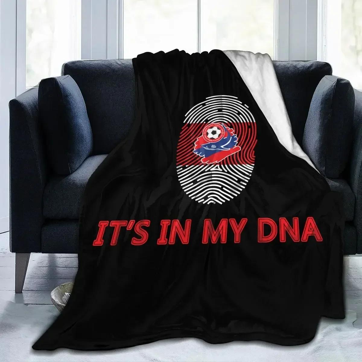 Hapoel Haifa All Season Fleece Blanket Throw Ultra Soft Flannel Blanket Digital Printed Premium Fluffy Microfiber Fleece 130x150CM