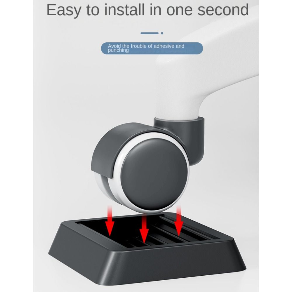 Floor Mat Floor Protection Cover Wheel Holder Pulley Fixing Pad Chair Fixing Pad Chair Foot Pad