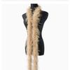 Blue 1PLY Natural Ostrich Feather Boa Fluffy Plume Ribbon Shawl DIY Sewing Trim for Wedding Christmas Party Dress Costume Accessories