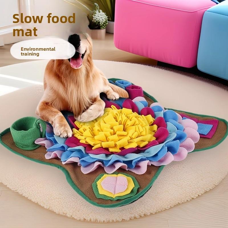 Pet Sniffing Mat For Dogs With Plush Material Enriches Smell Training And Mental Stimulation