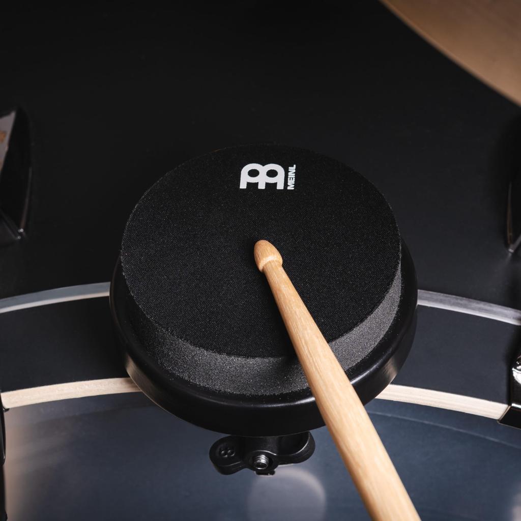 Meinl Percussion Practice Pad 4" Bass Drum Mounted Pad MBDMP4BK Black Hoop Mount
