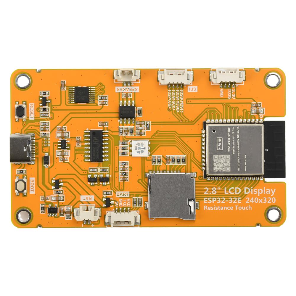 ESP32 2.8 inch WIFI&Bluetooth Development Board ILI9341V Driver 240X320 Smart Display TFT Module Touch Screen Type-C interface
