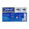 DOMS Refilo Permanent Marker Pen Pack of 10 Black Ink Hi-Tech Refillable Japanese Bullet Tip Non-Toxic Office School Use