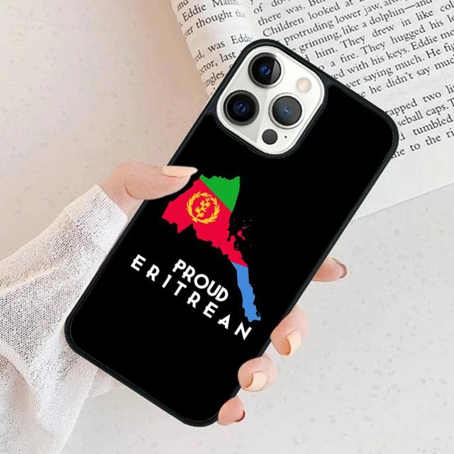 Eritrea Flag Phone Case Cover For iPhone 17 Air 15 16e 11 13 14 Pro Max 12 Plus Max Fundas