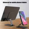 Mobiltelefonhållare Stabil Metall Justerbar Vinkel Stativ Vikbar Halkfri Skrivbordsmobilhållare för Smartphones Surfplattor