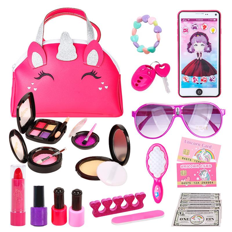 

Маленькая девочка Симуляция Детская косметика Сумочка Игровой набор Играть в домик