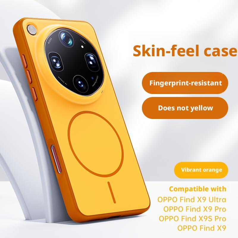 For Oppo Find X9 & X9 Pro, X9s Pro & X9 Ultra Case Magnetic Matte Baby Skin Touch Surface Anti-Fingerprint Sturdy Hybrid Cover
