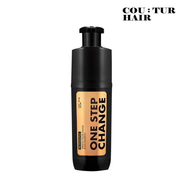 

COU:TUR HAIR Professional Miracle Color Change Black Shampoo 180ml Season 3 dark brown