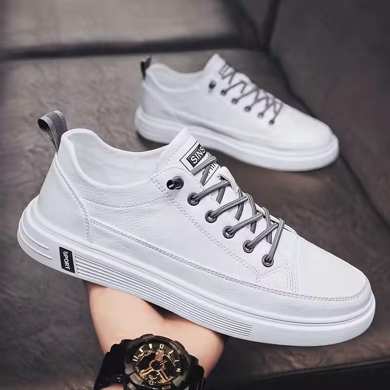 One-pedal Men's Shoes New Summer Little White Shoes Men's Trend Board Shoes Youth Leisure Sports Trendy Shoes