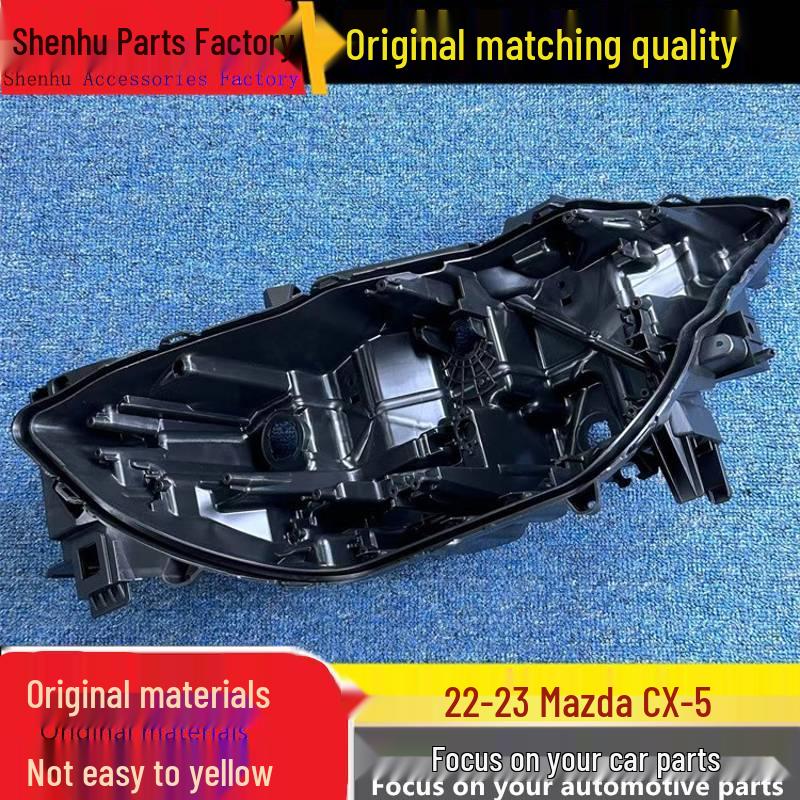 Mazda CX-5  22- 23 Front Headlight Rear Housing Black Plastic Shell Driver Side Front - Mazda CX-5 2022-2023