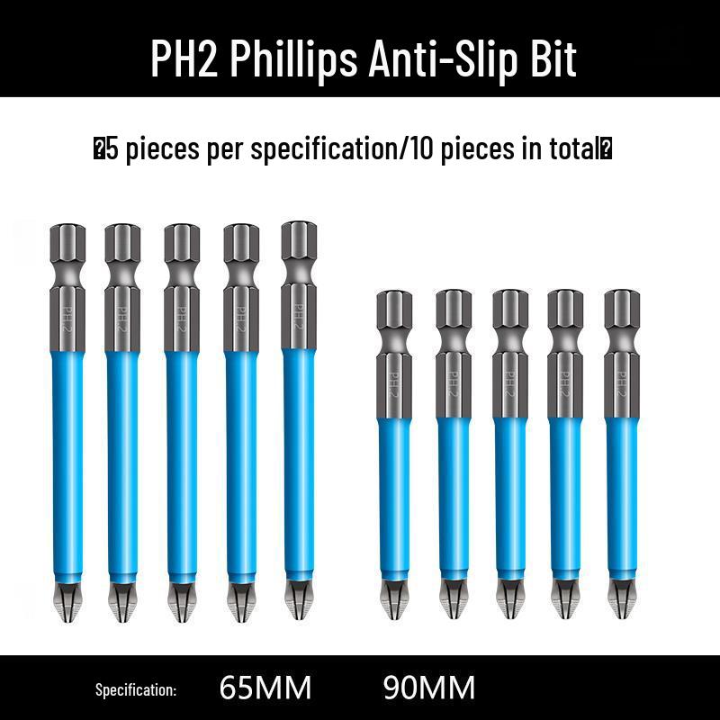 Premium Magnetisches Anti-Rutsch Elektro-Schraubendreher-Set mit Superharten Bits & Leistungsstarkem Magnetring