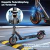 Elektroroller Erwachsener, 30-35km Reichweite, 8,5" Klappbarer E-Roller, 350W Motor, TODIMART T6 mit Straßenzujichtigung, Schockdämpfer, Smart App