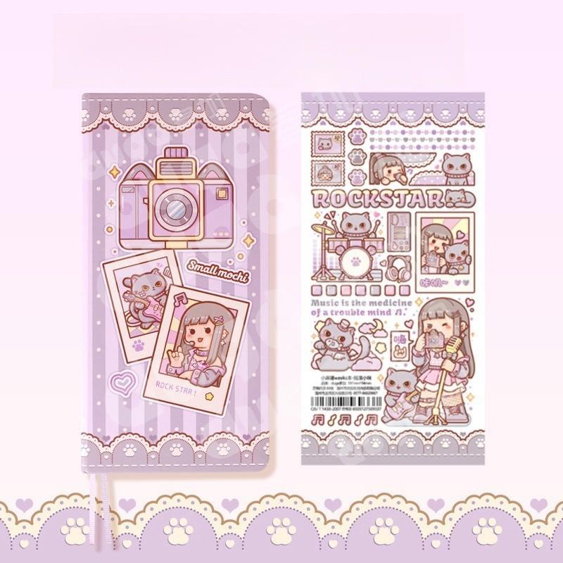 

Новый блокнот Little Potato Weeks серии Y2K Grid Notebook Милый блокнот Girl Heart светло-фиолетовый