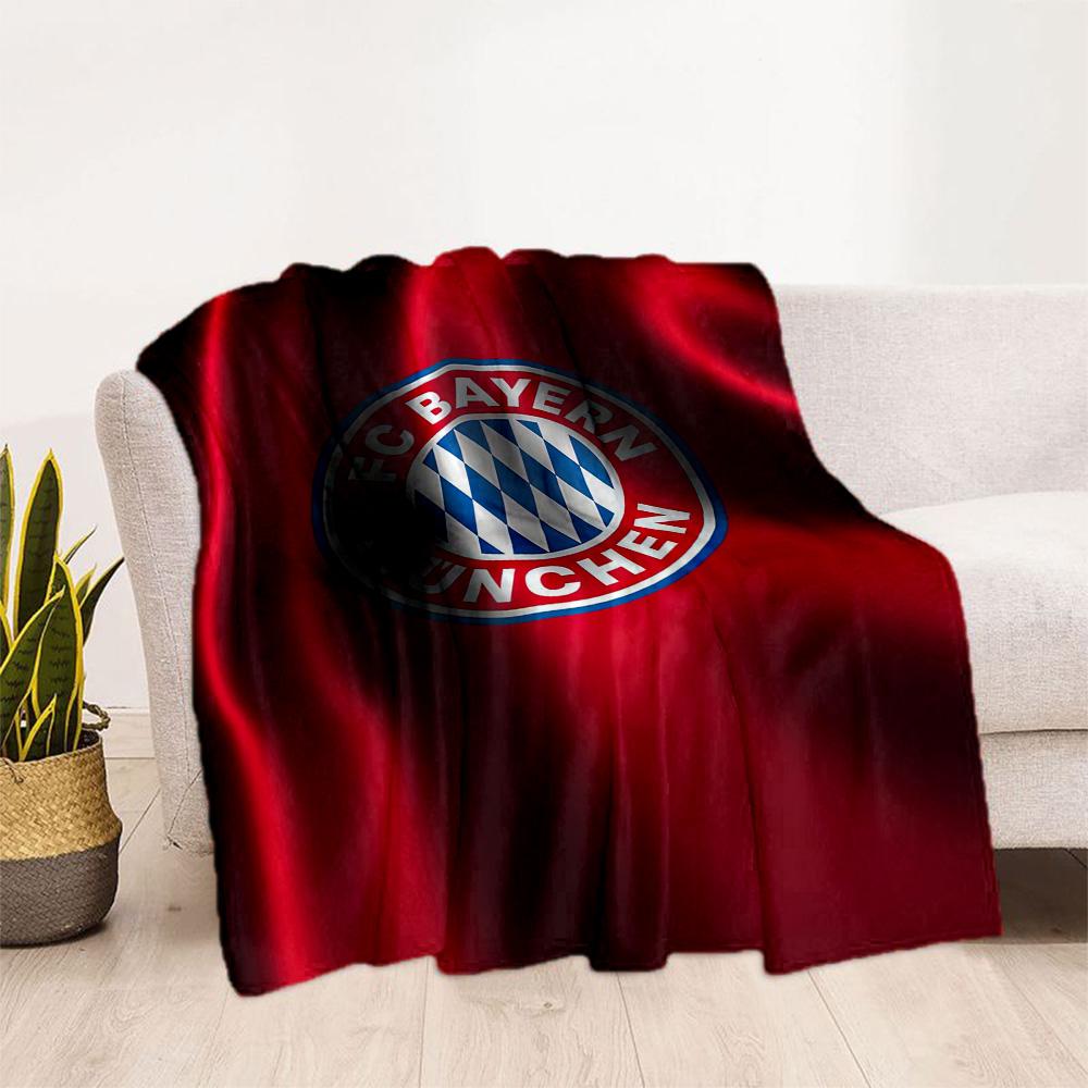 Bayern Munich Blanket Comfortable Perfect for Office Office Chair Bedding All-Season Use Modern Style Best Holiday Gift for Friends Family
