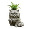 Bulldog Flowerpot Creative Decorative Planter with Unique Attitude Design Eye-Catching Garden Decor Indoor Outdoor Plant Pot Novelty Flower Planters