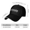 Bitcoin Geaccepteerd Casual Baseballpet Lente Truckerpet Zonneklep Snapbackpet Dames Heren Stijlvolle Baseballpetten