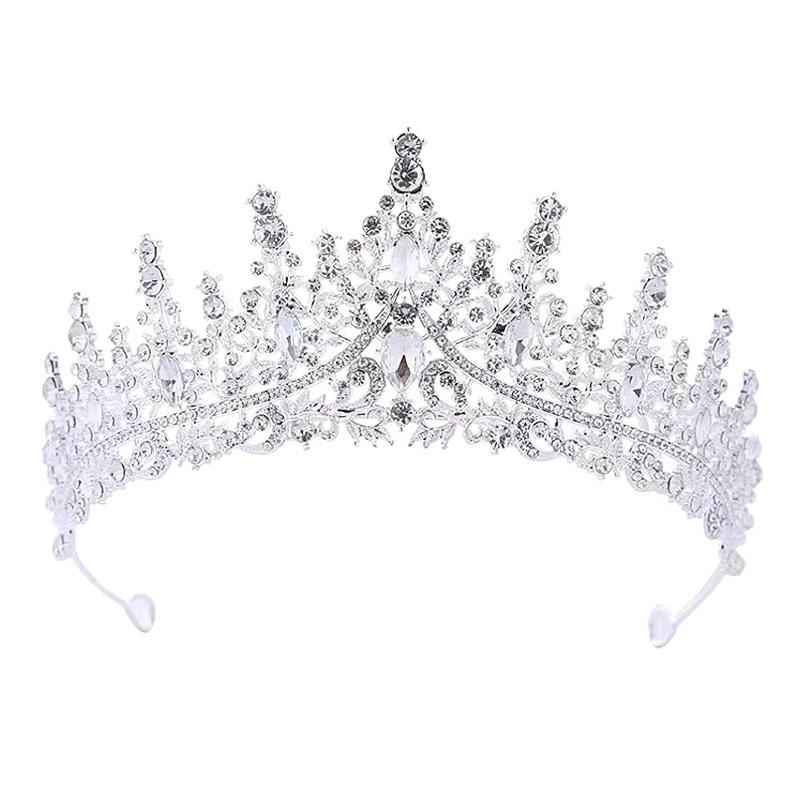 A Versatile New Bride Crown Headwear Hair Band Crown for Birthday Parties Wedding Banquets and Crown Gifts