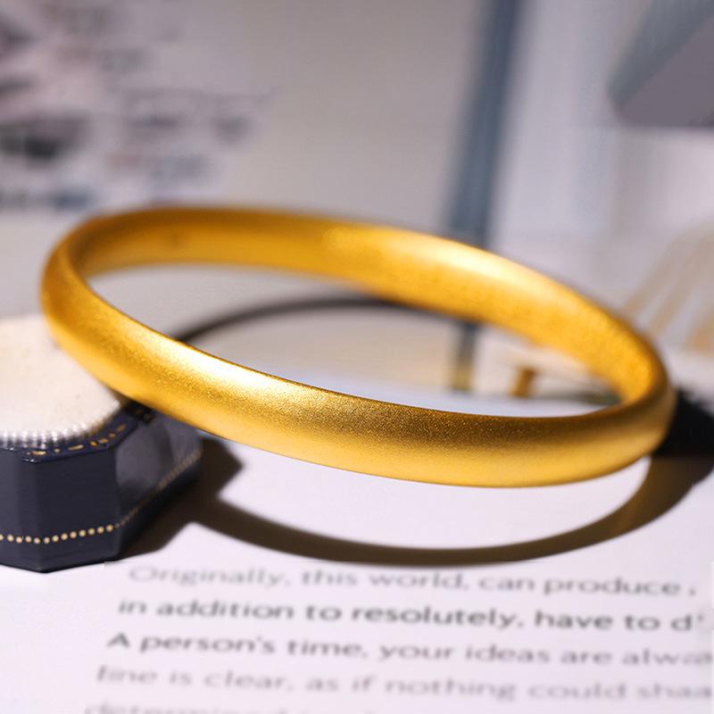 

Женский браслет «Сутра Сердца»: Покрытое серебром 999 пробы, матовый античный дизайн, браслет из пескоструйного золота Heart Sutra Inner Diameter 62mm [135-160 lb]