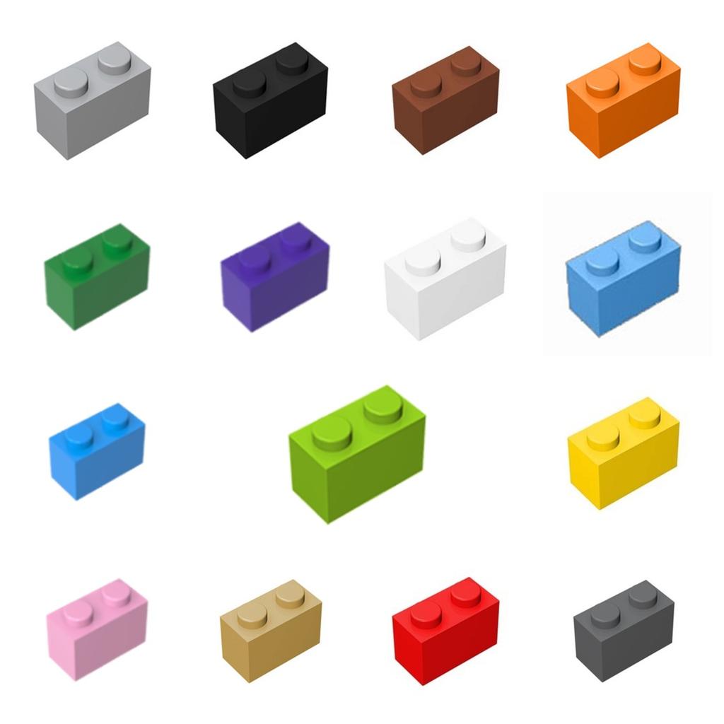 600 Stück Steine Kompatibel 3004 1x2 Noppen DIY Bausteine Dicke Figuren Stein Pädagogisches Kreatives Konstruktionsspielzeug Für Kinder