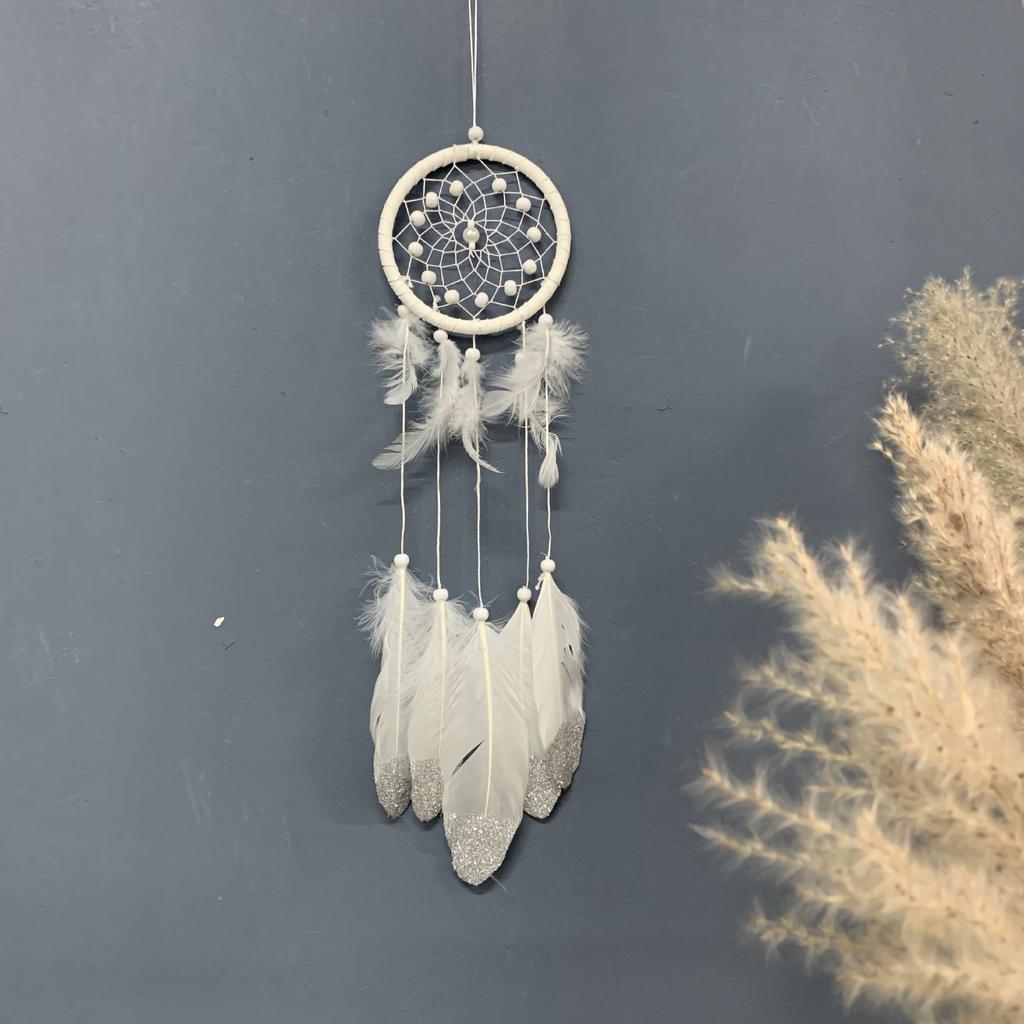 Traumfänger Zwiebelpulver Gänsefeder Traumfänger Gastfamilie Wanddekoration Hängedekoration Traumfänger Traumfänger