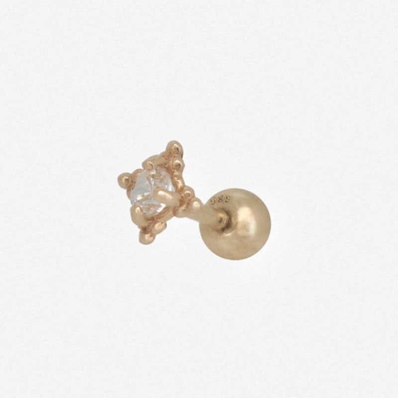 Youngglow 14k Cubic Flash Piercing