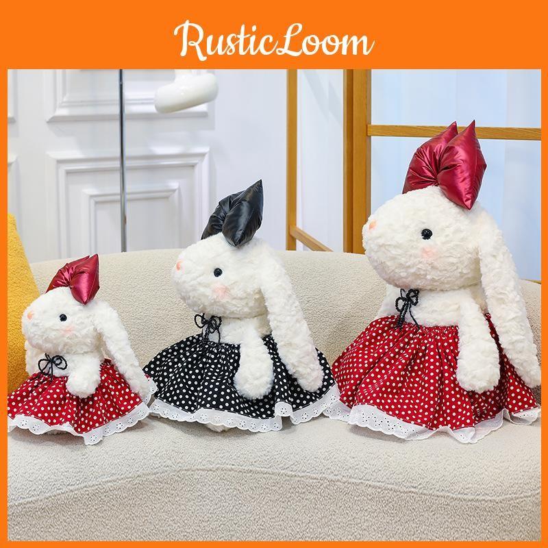 Bunny Plush Bowknot Dolls Childrens Cartoon Animals Holiday Gifts Pp Cotton